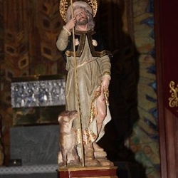 Enero - Donación de la imagen de San Roque al Museo Parroquial de Nuestra Señora de la Encarnación de Tenoya
